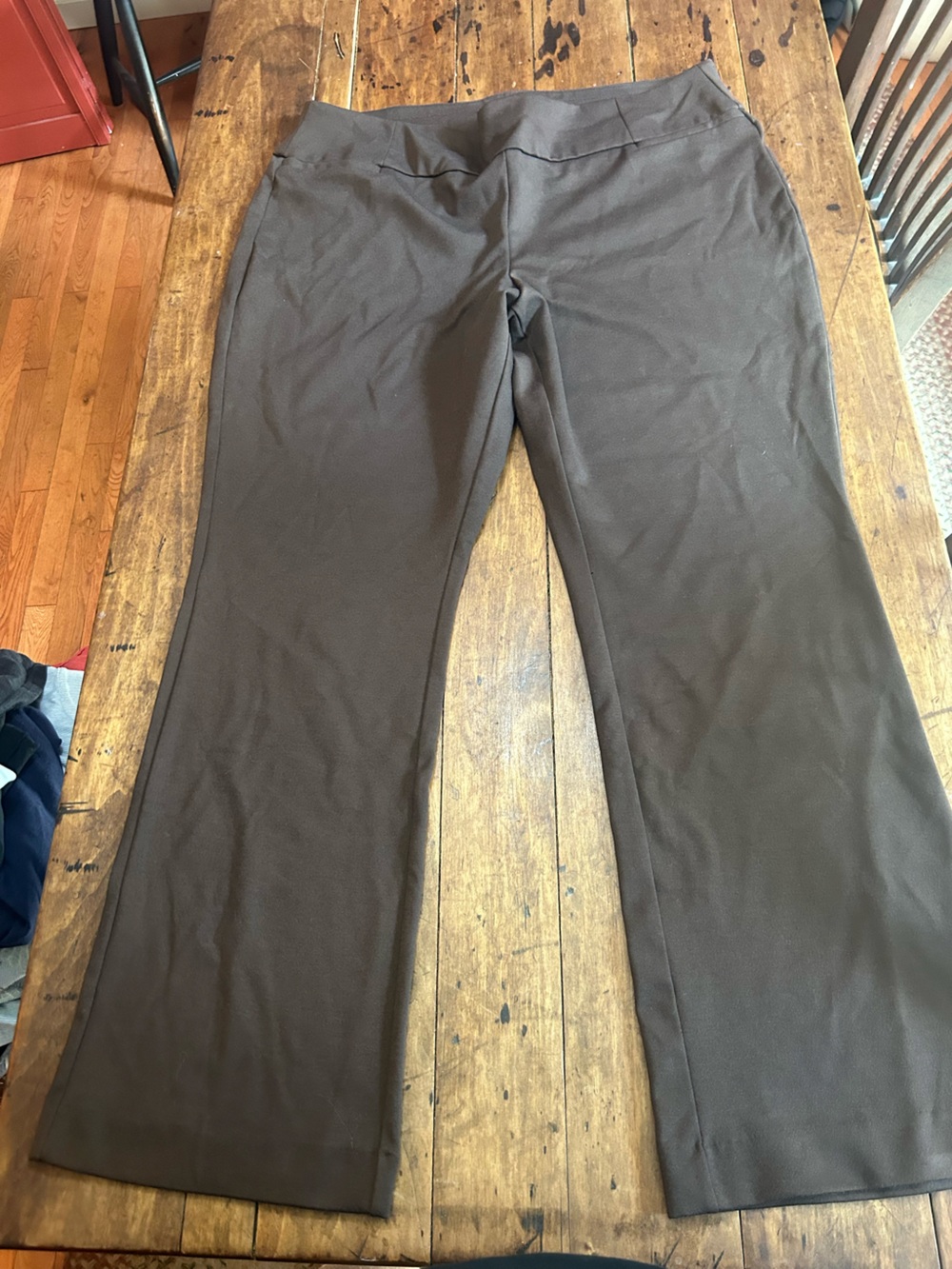 New York & Company Brown women's Stretch Knit Pants